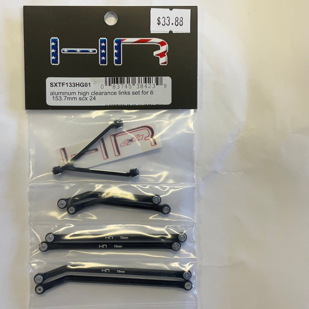 Hot Racing Axial SCX24 Aluminum High Clearance Link Set (153.7mm)