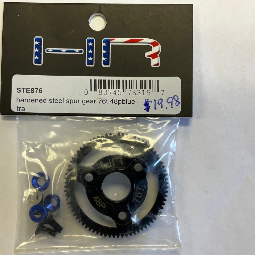 Hot Racing Traxxas 48P Hardened Steel Spur Gear (76T)