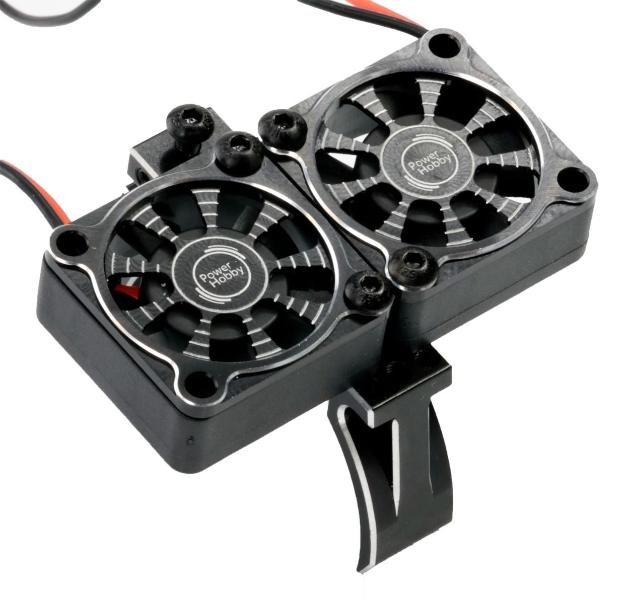 Powerhobby 1/8 Aluminum Heatsink 30mm Twin Turbo High Speed Cooling Fans 28K Black SKIP TO THE END OF THE IMAGES GALLERY SKIP TO THE BEGINNING OF THE IMAGES GALLERY