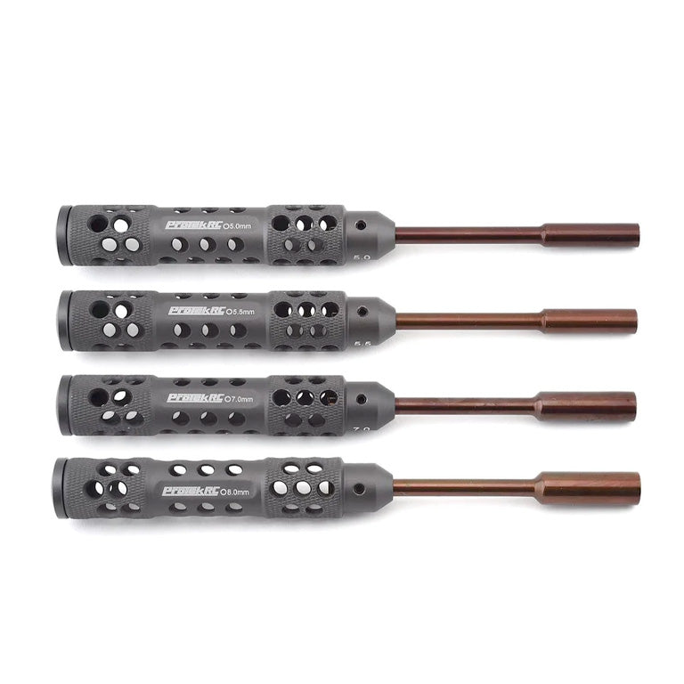 ProTek RC “TruTorque SL” 4-Piece Metric Nut Driver Set (5.0, 5.5, 7.0, 8.0mm)