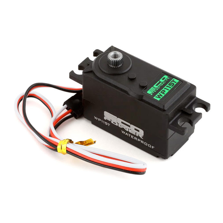 EcoPower WP115T Low Profile High Torque Waterproof Metal Gear Servo (High Voltage)