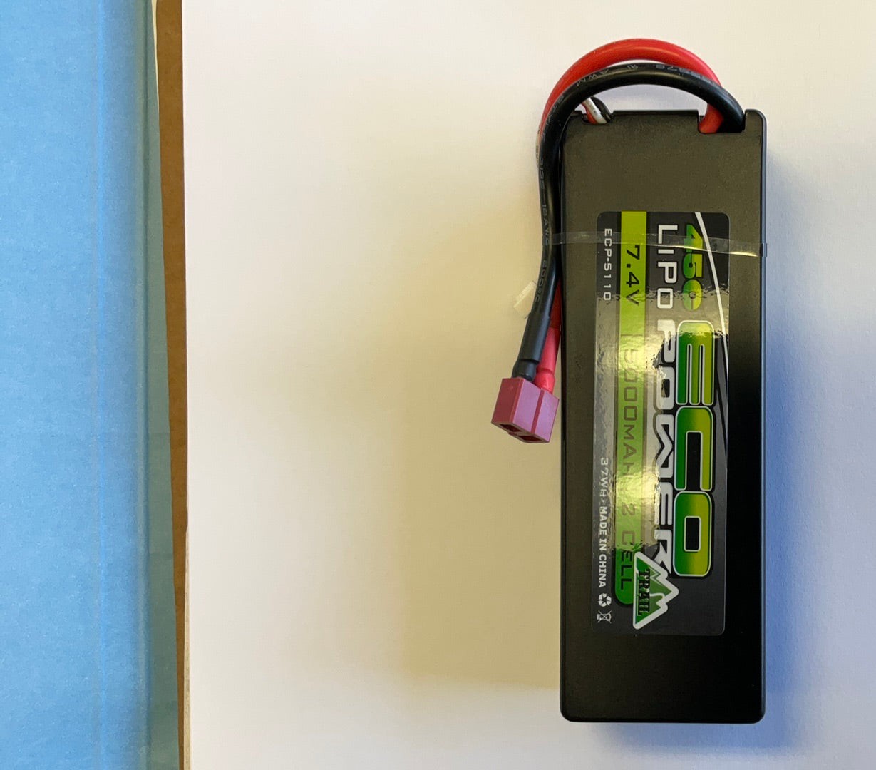 EcoPower "Trail" 2S 45C Hard Case LiPo Battery (7.4V/5000mAh) (w/T-Style Connector)