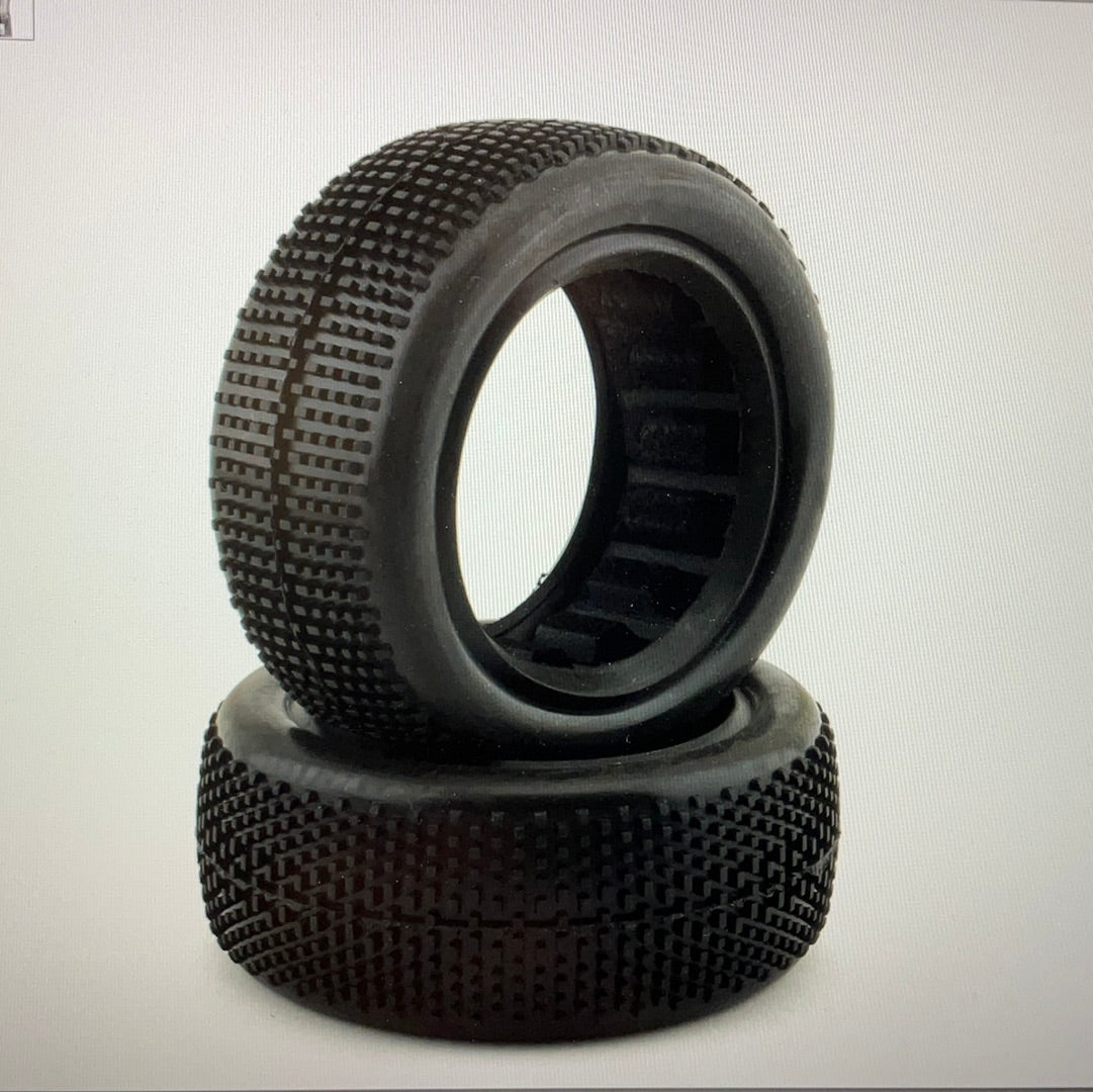 Raw Speed RC SuperMini 2.2" 1/10 4WD Front Buggy Tires (2) (Soft - Long Wear)