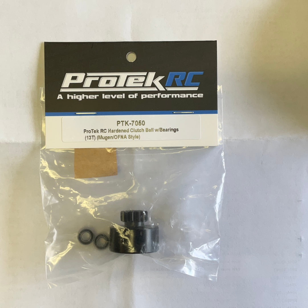ProTek RC Hardened Clutch Bell w/Bearings (13T) (Mugen/OFNA Style)