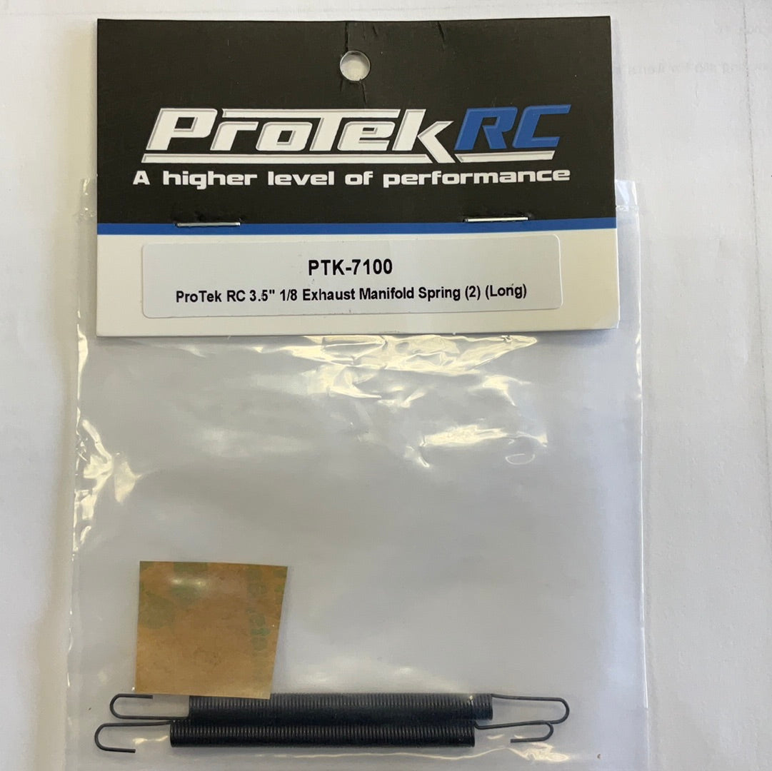 ProTek RC 3.5" 1/8 Exhaust Manifold Spring (2) (Long)