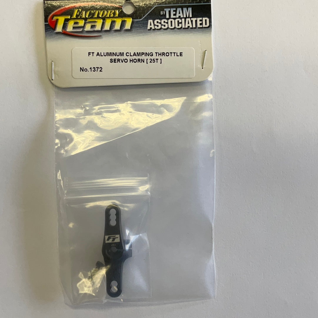 Team Associated Factory Team Aluminum Throttle Servo Horn (25T-ProTek/Futaba)