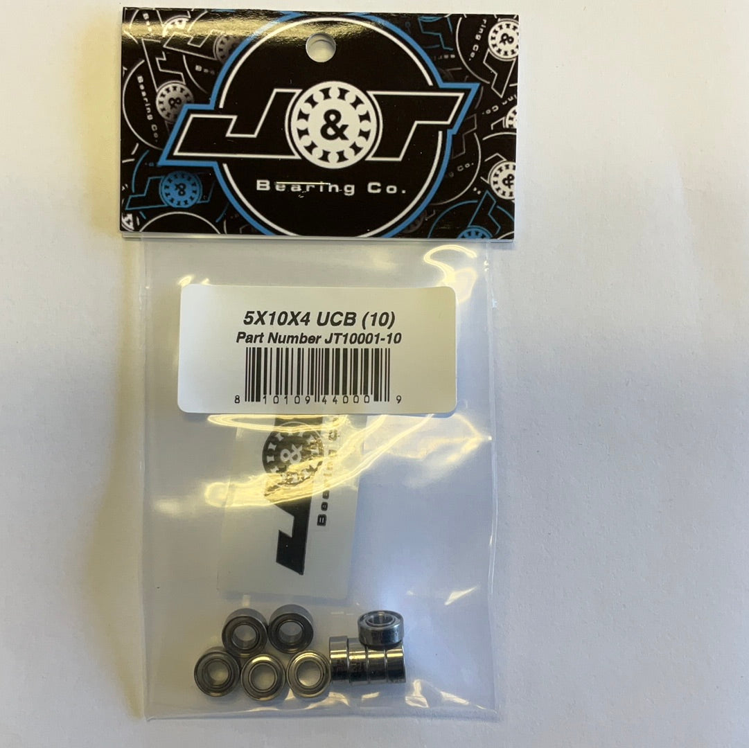 J&T Bearing Co. 5x10x4mm Ultimate Clutch Bearing (10)