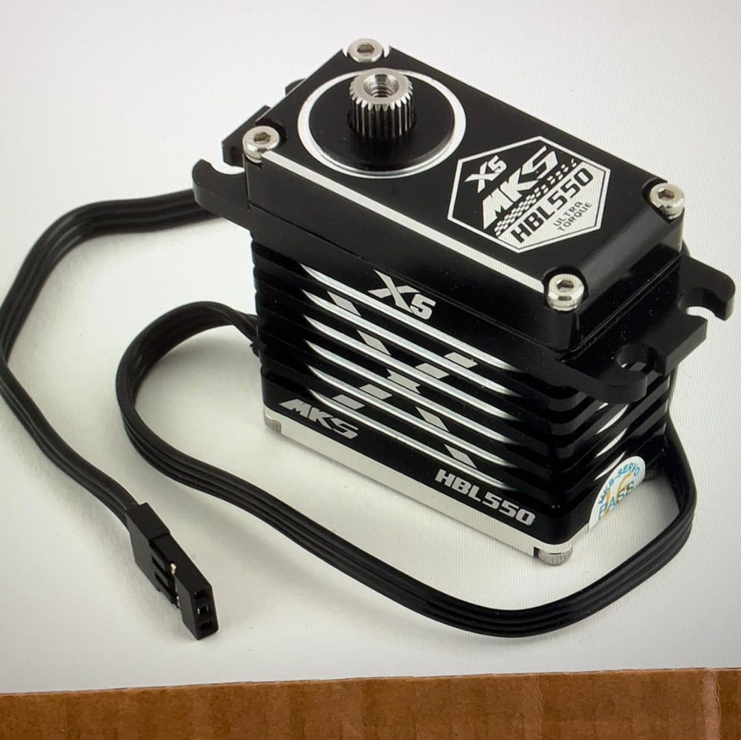 MKS Servos X5 HBL550 Brushless Metal Gear High Torque Digital Servo (High Voltage)