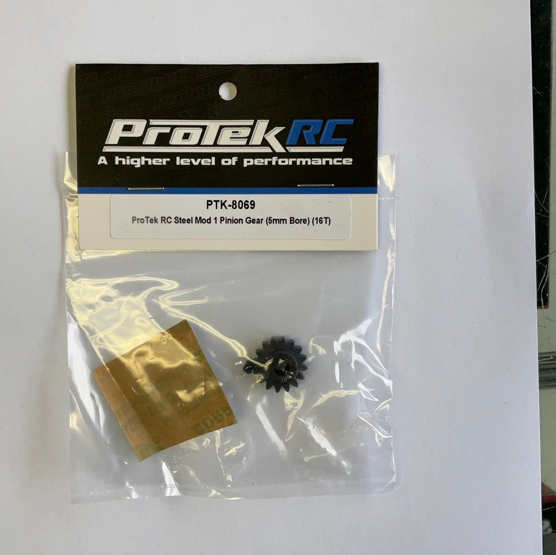 ProTek RC Steel Mod 1 Pinion Gear (5mm Bore) (16T)
