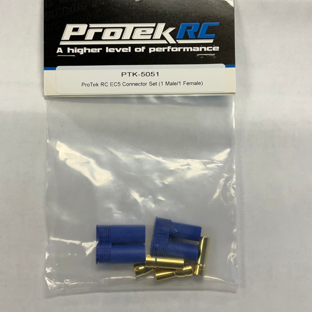 ProTek RC EC5 Connector Set (1 Male/1 Female)