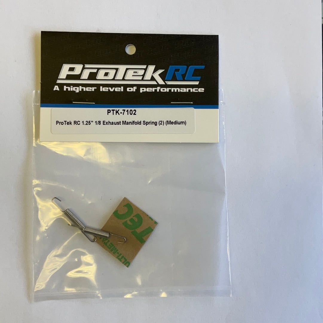 ProTek RC 1.25" 1/8 Exhaust Manifold Spring (2) (Medium)
