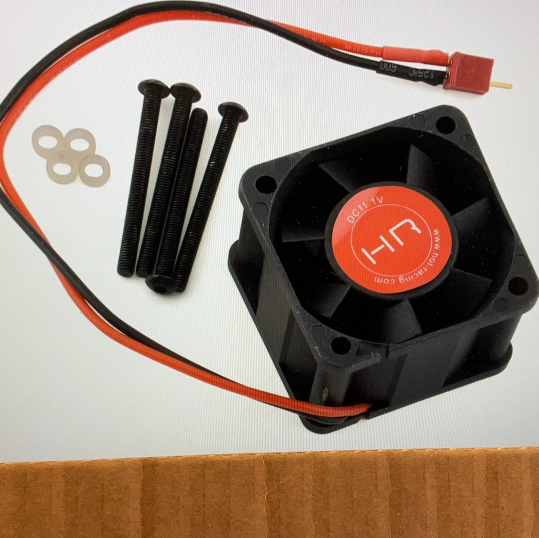 Hot Racing Arrma 8S/6S BLX 40mm Twister Motor Cooling Fan w/Mini Deans Plug