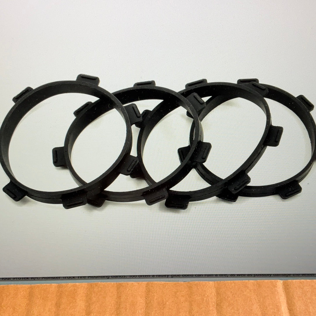 ProTek RC Monster Truck & Truggy Tire Mounting Glue Bands (4)