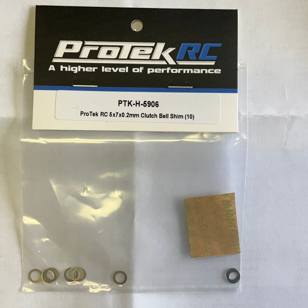 ProTek RC 5x7x0.2mm Clutch Bell Shim (10)