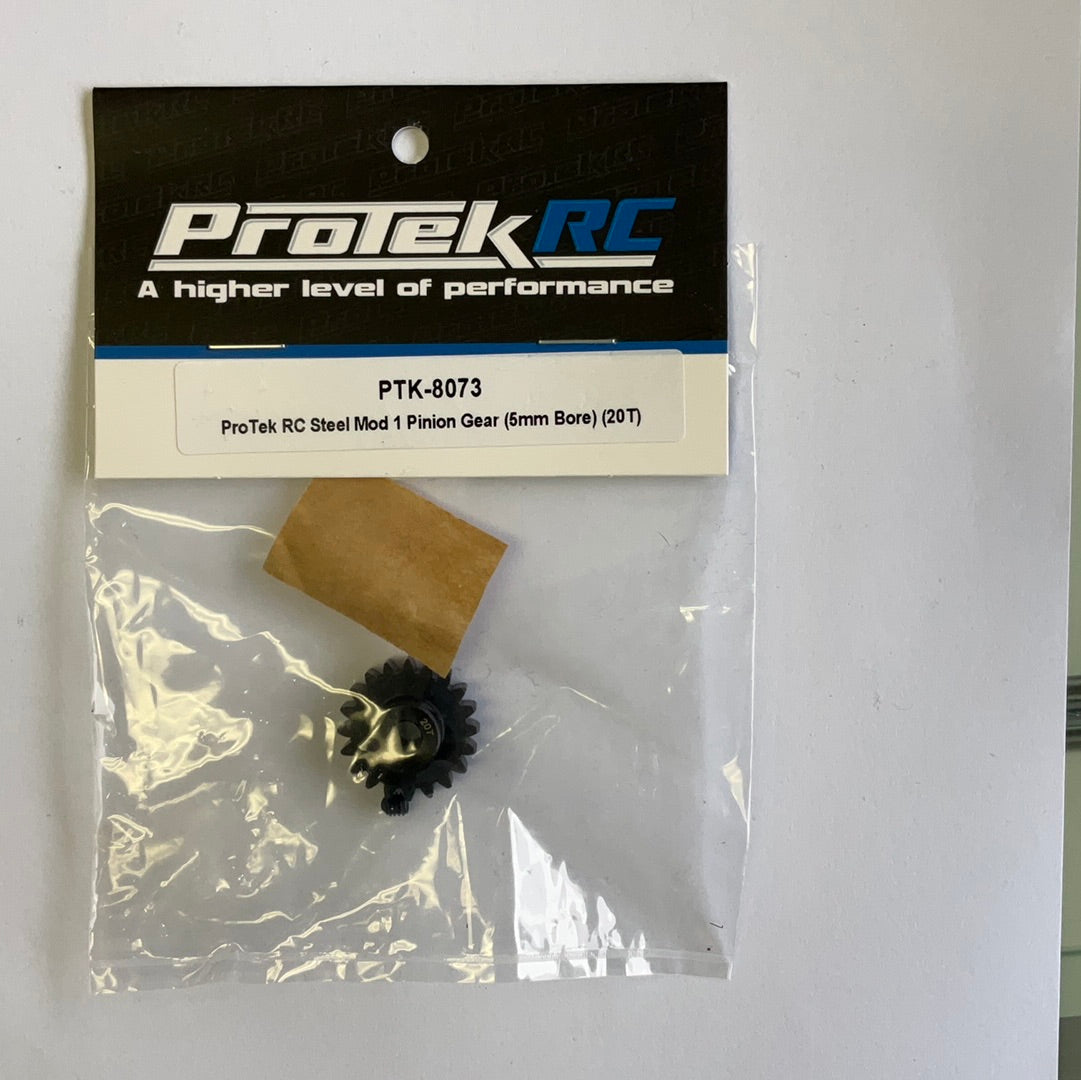 ProTek RC Steel Mod 1 Pinion Gear (5mm Bore) (20T)