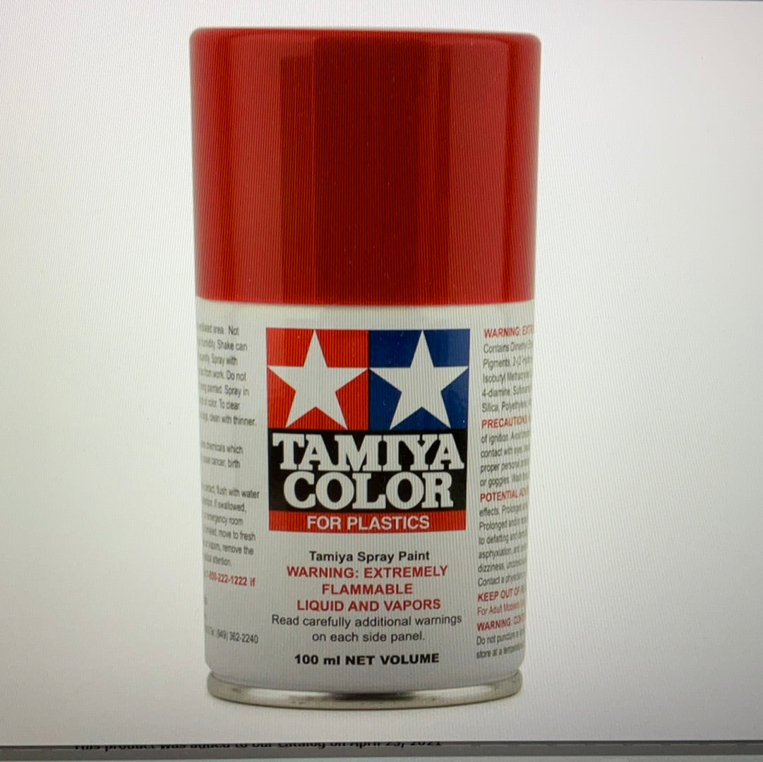 Tamiya TS-95 Metallic Red Lacquer Spray Paint (100ml)