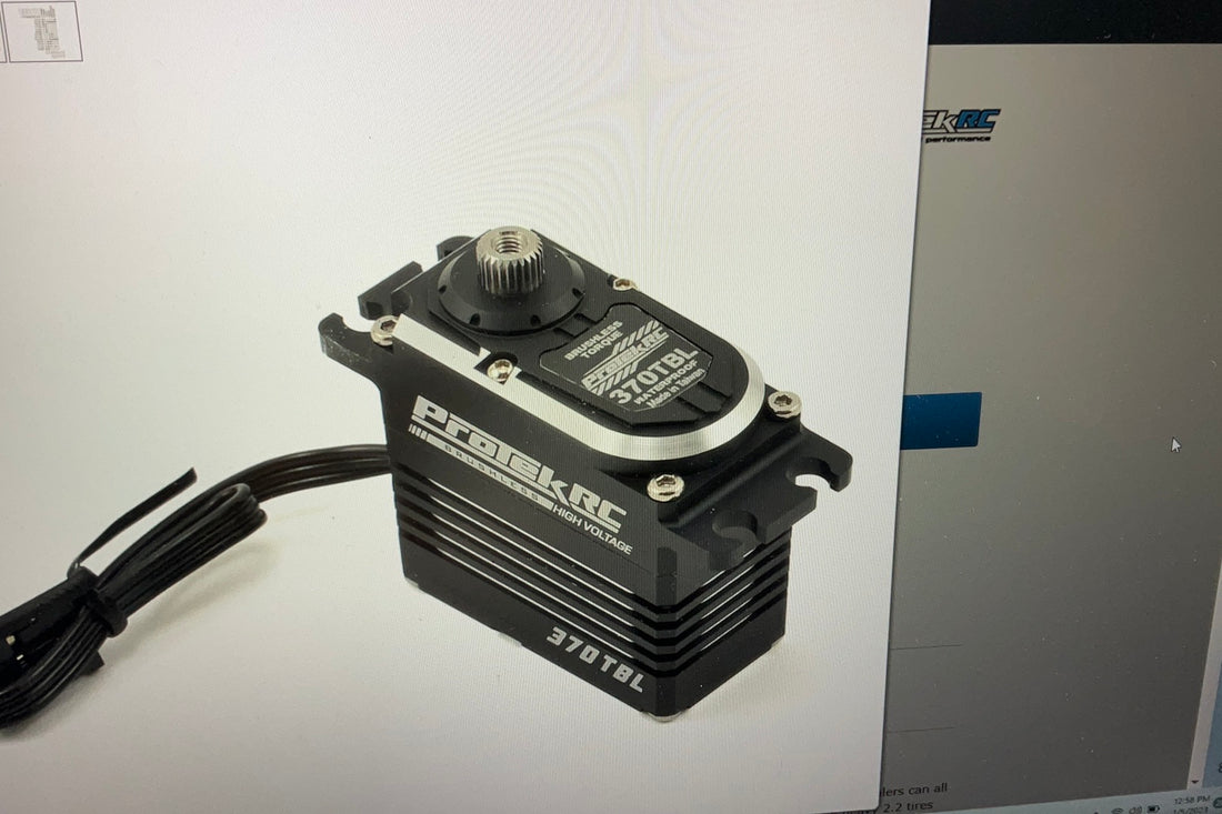 ProTek RC 370TBL &quot;Black Label&quot; Waterproof High Torque Brushless Crawler Servo (High Voltage/Metal Case) (Digital)
