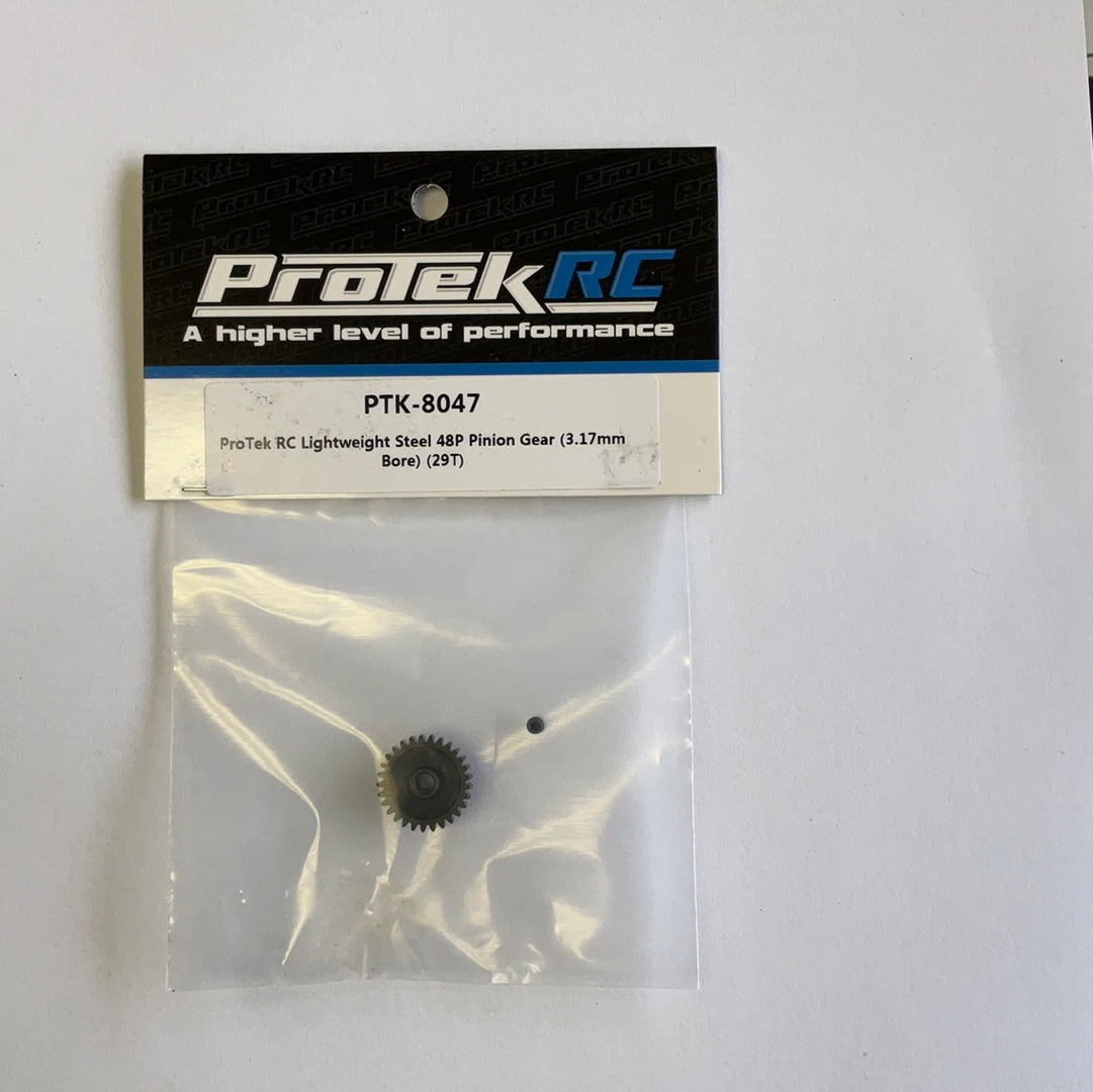 ProTek RC Lightweight Steel 48P Pinion Gear (3.17mm Bore) (29T)