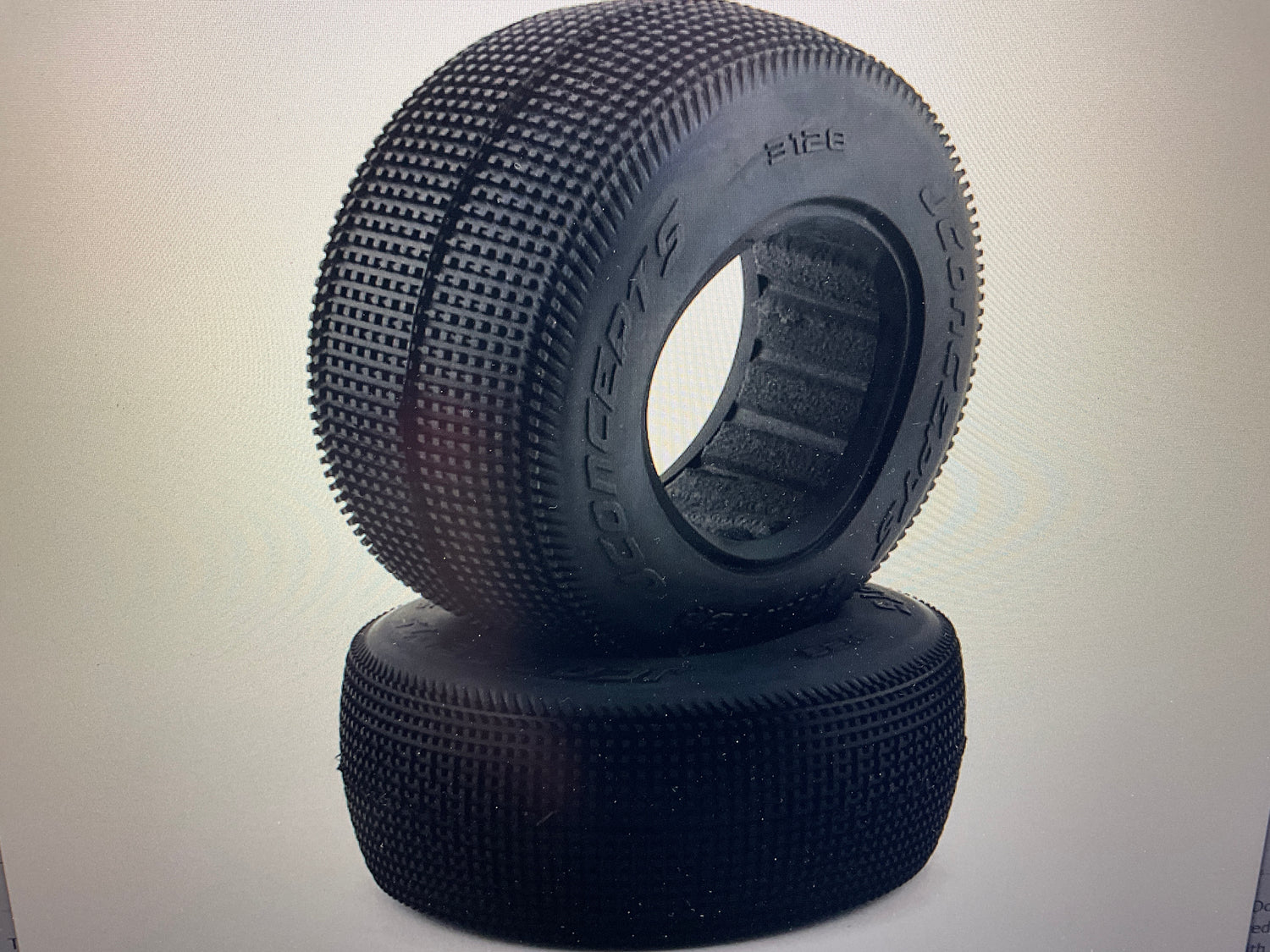 JConcepts Sprinter Short Course Dirt Oval Tires (2) (Green)
