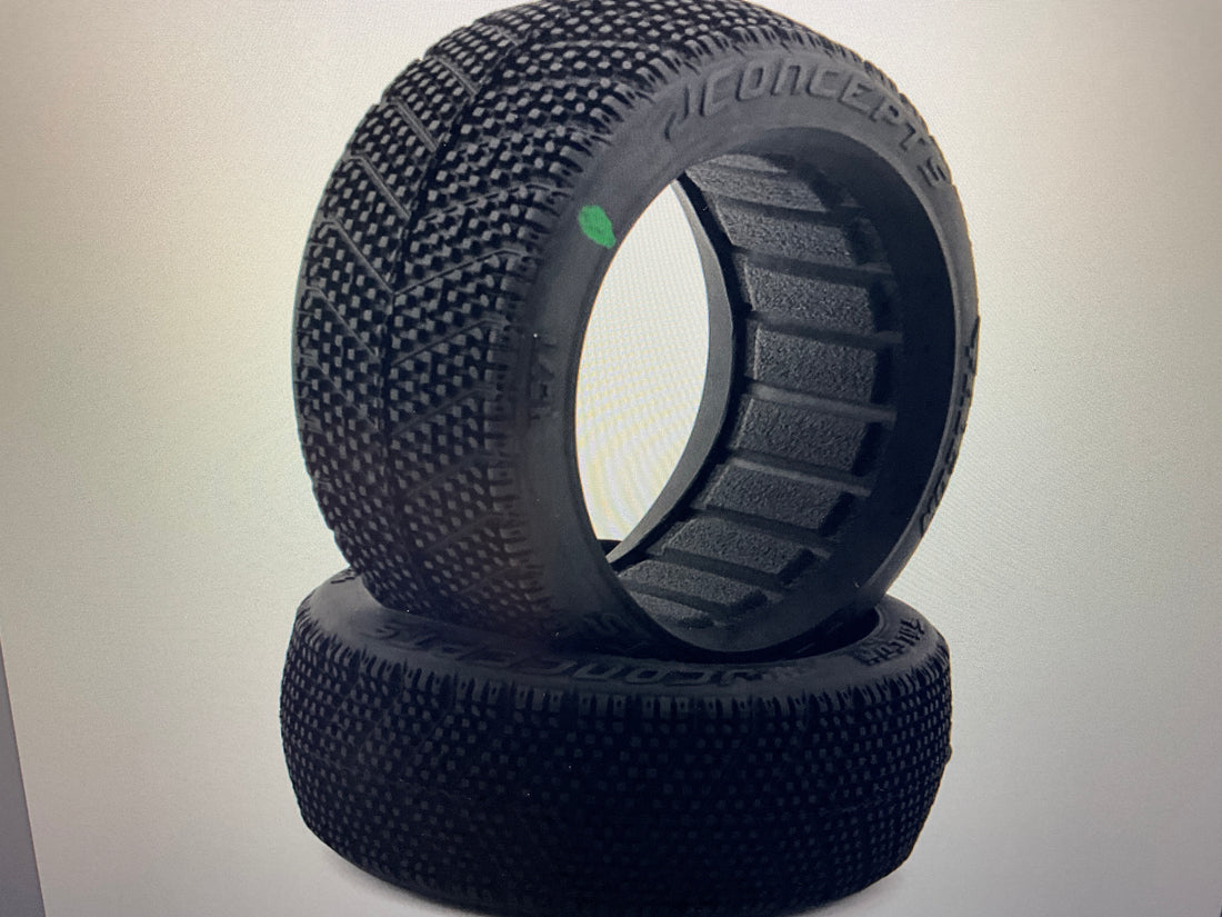 JConcepts Falcon 1/8 Off-Road Buggy Tires (2) (Green)