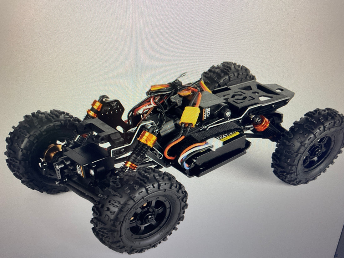 HPI Venture18 CC Flux 1/18 4WD RTR Brushless Rock Crawler (Gunmetal) w/2.4GHz Radio, Battery &amp; Charger