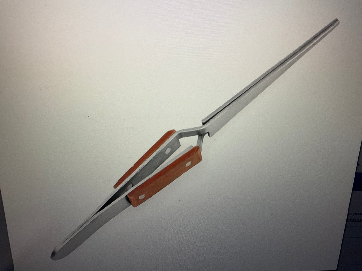 Enkay 6 1/2&quot; Straight Self Closing Insulating Tweezers