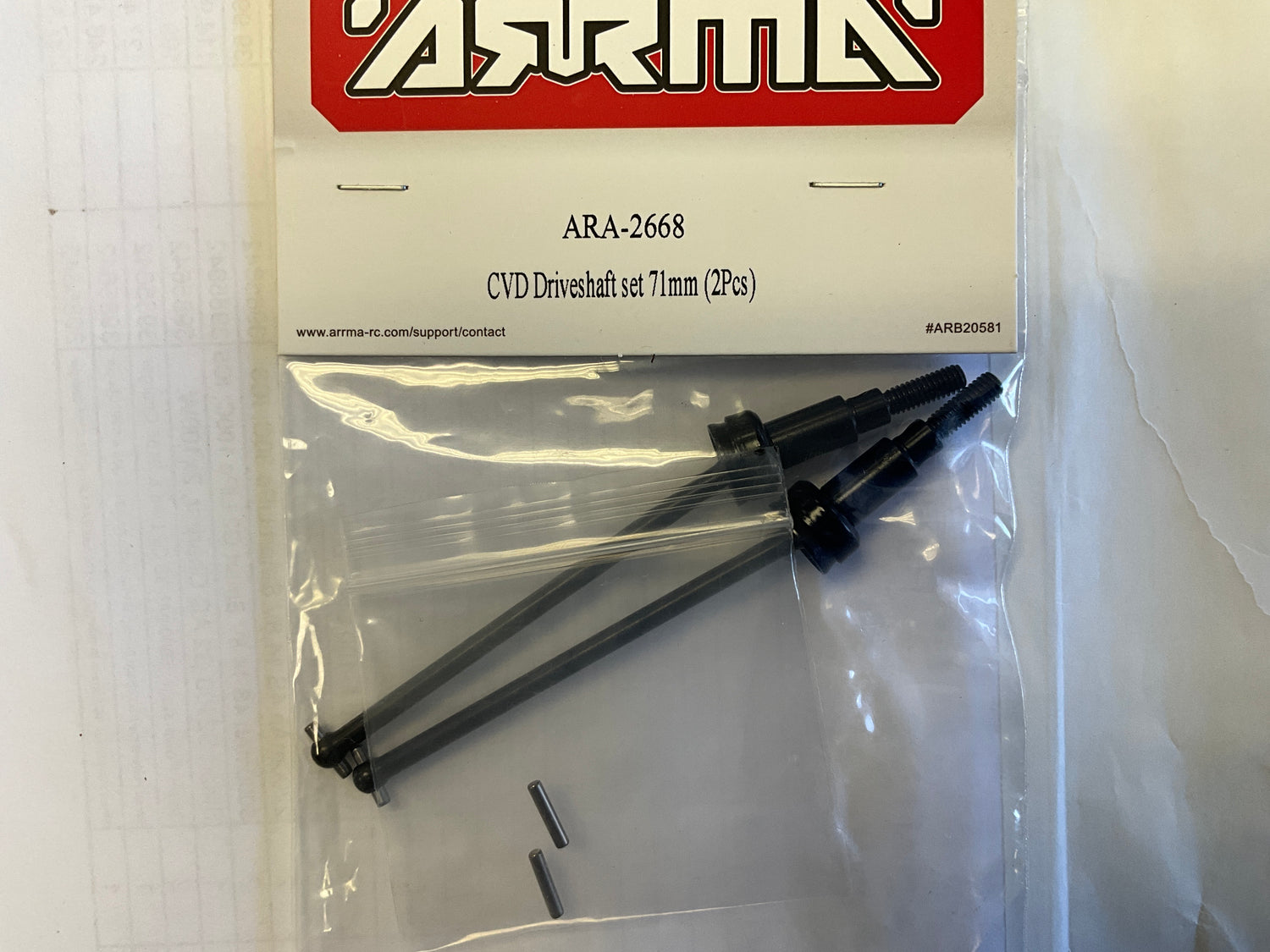 ARRMA CVD Driveshaft Set 71mm (2)