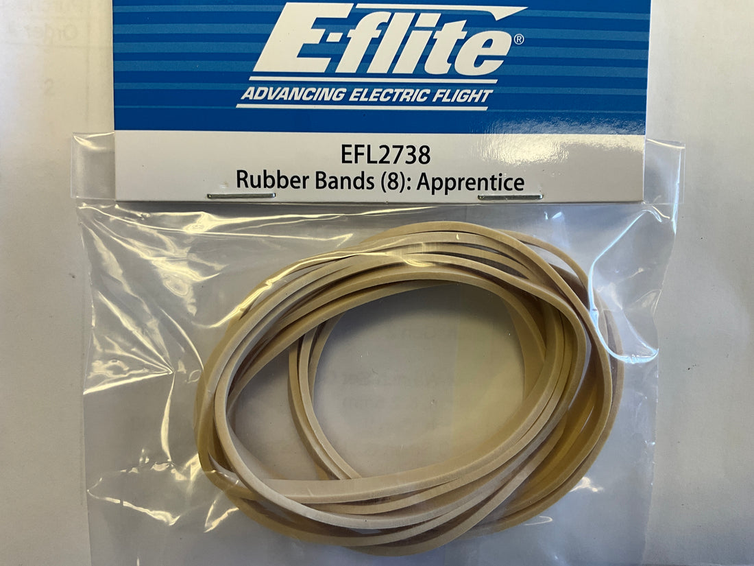 E_FLITE Rubber Bands (8): Apprentice 15e