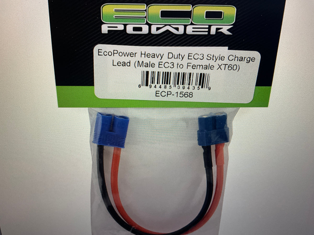 EcoPower XT60 to EC3 Adapter (Male EC3 to Female XT60)