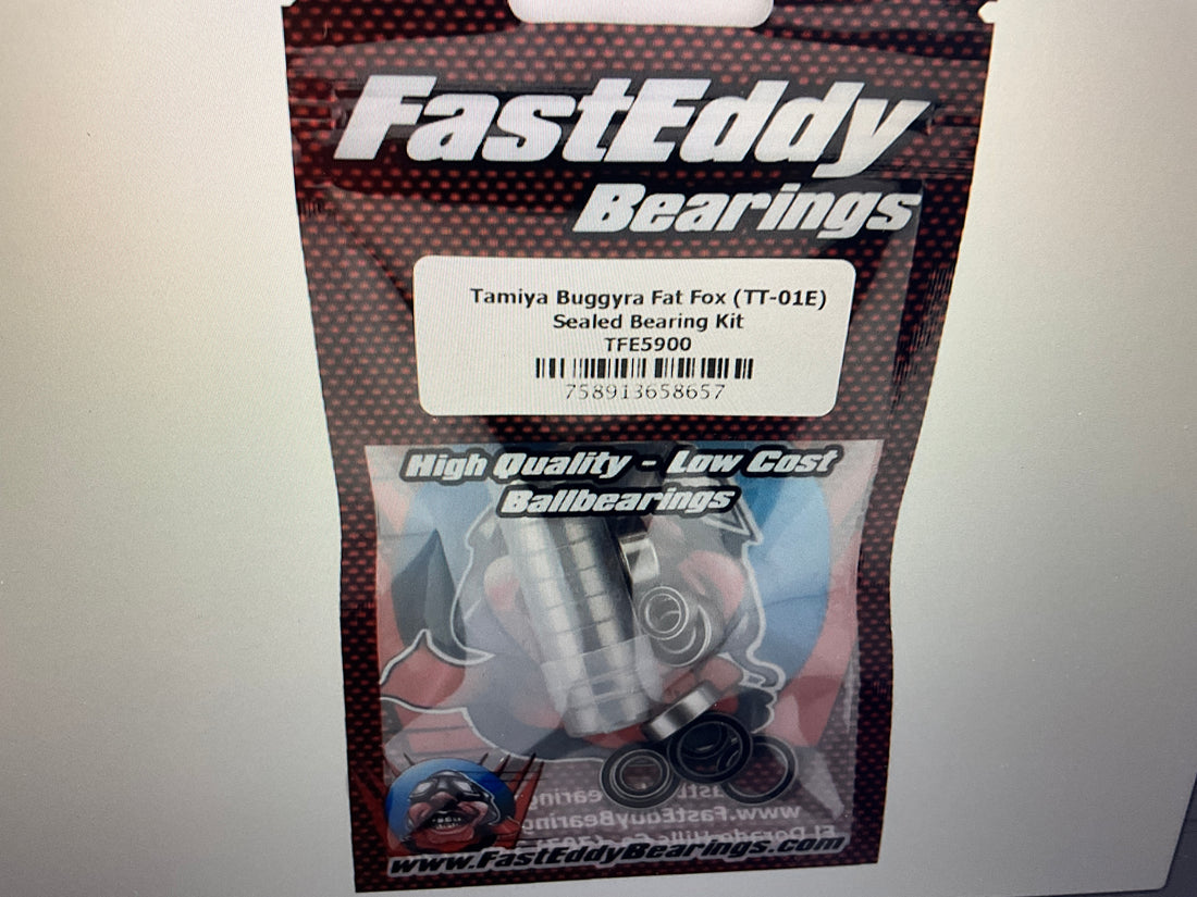 FastEddy Tamiya Buggyra Fat Fox Sealed Bearing Kit (TT-01E)