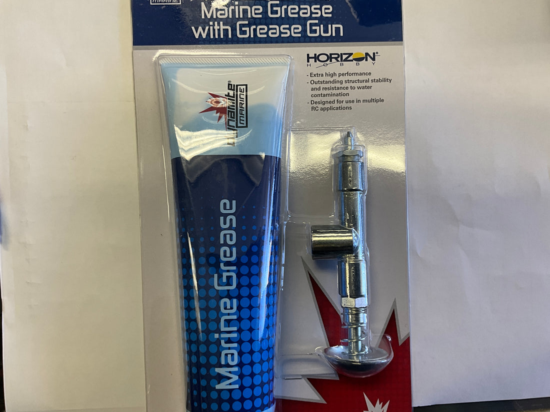 DYNAMITE Grease Gun with Marine Grease, 5 oz