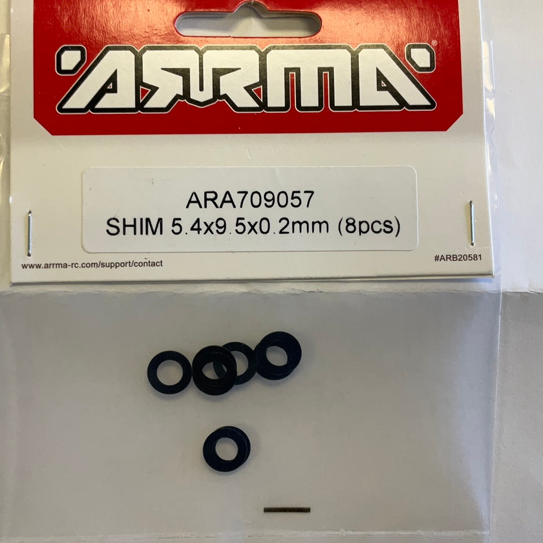 ARRMA Shim 5.4x9.5x0.2mm (8)