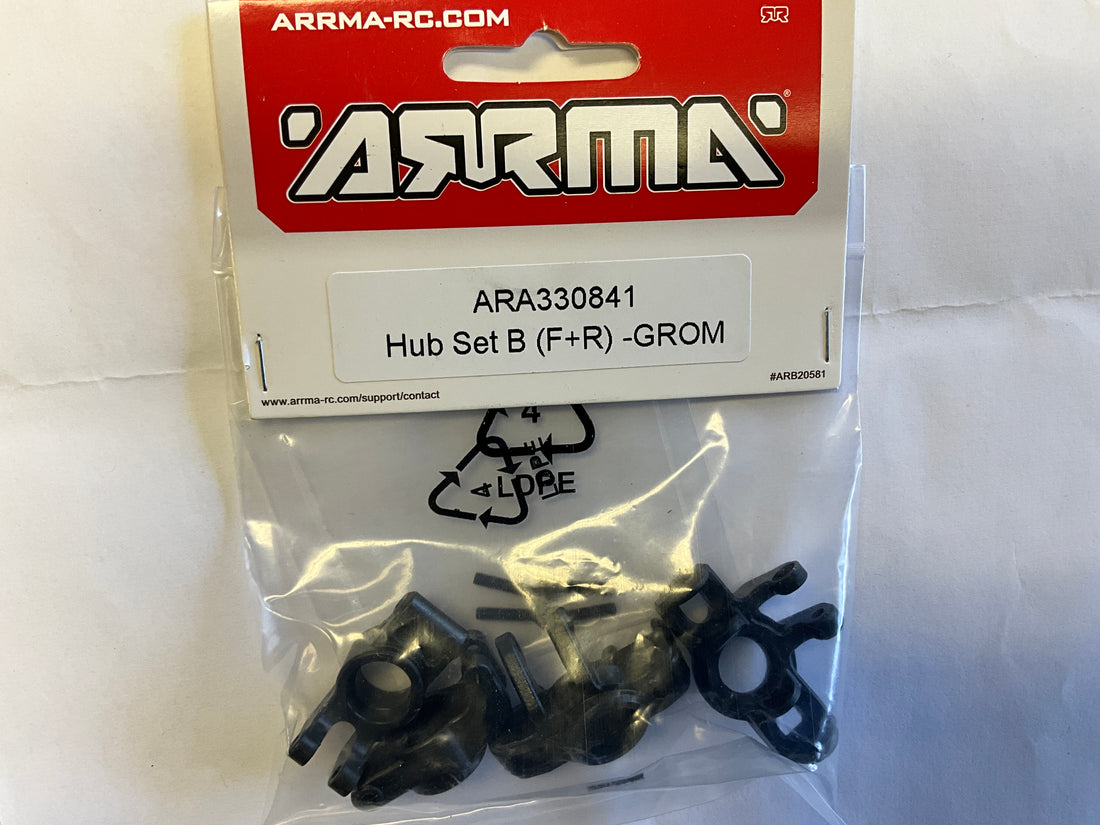 ARRMA Hub Set B (Front/Rear): GROM