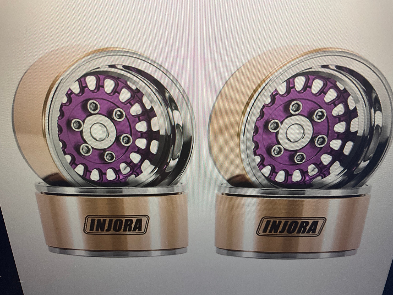 INJORA 1.0" ModuWheel -4.4mm Offset Wheels for Micro Crawlers (MW1016)