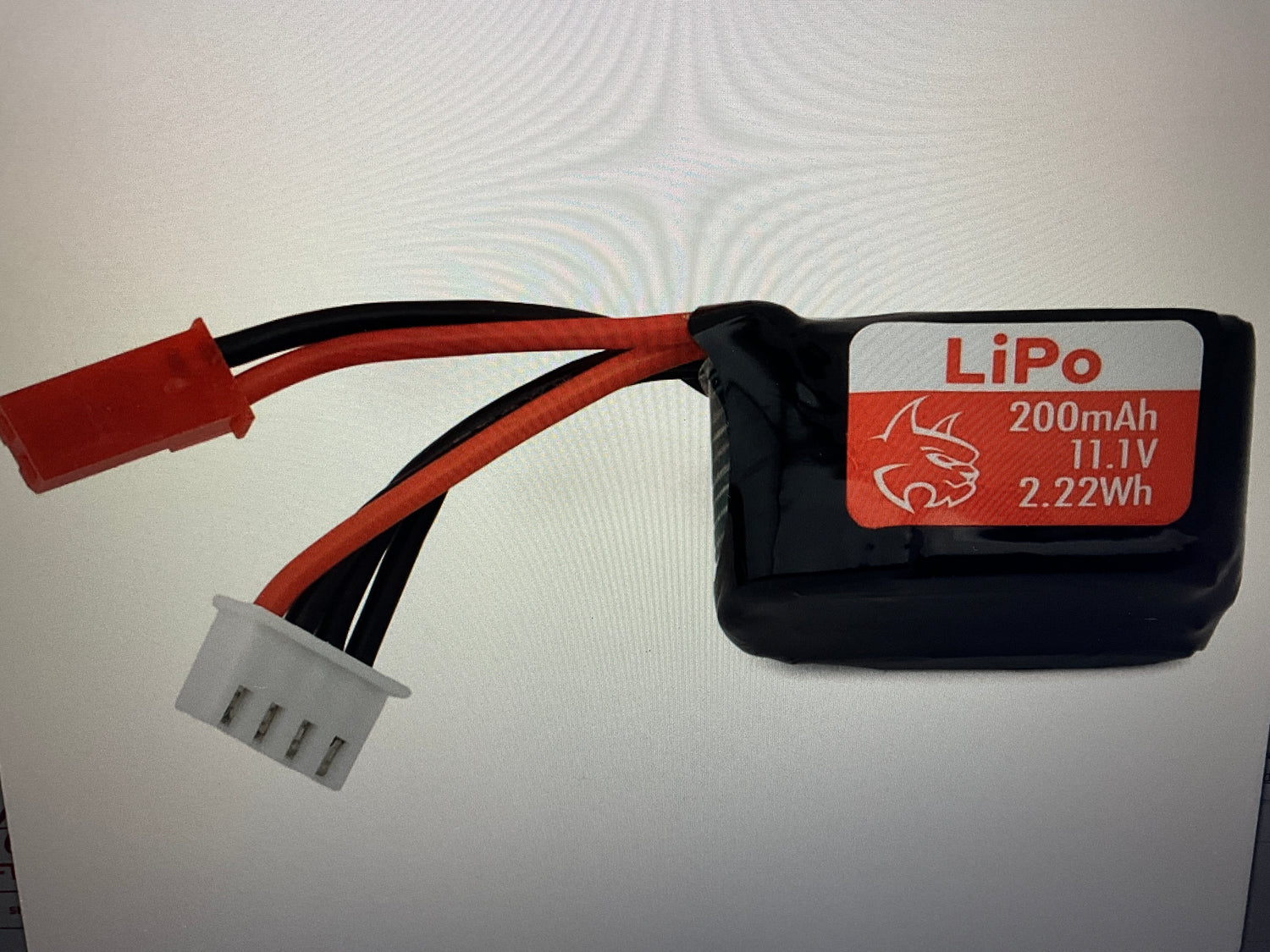 Redcat 3S LiPo Battery (11.1V/200mAh) w/JST Connector