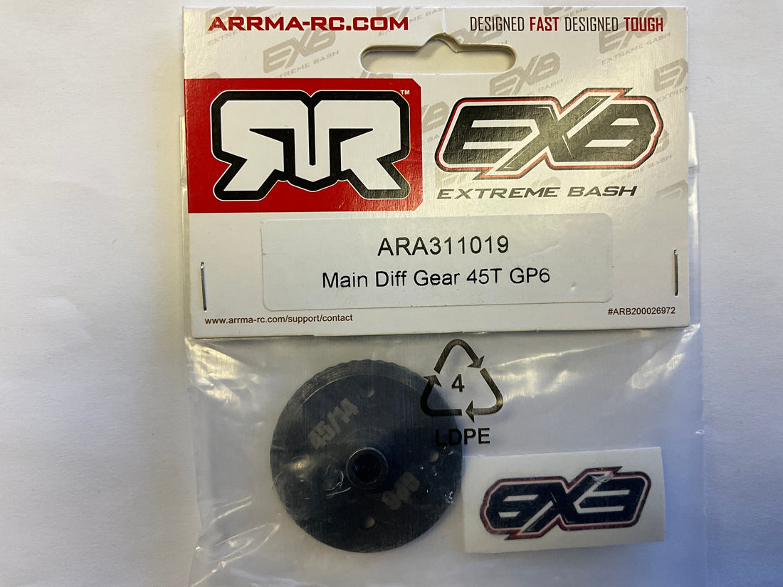 ARRMA Main Diff Gear, 45T GP6