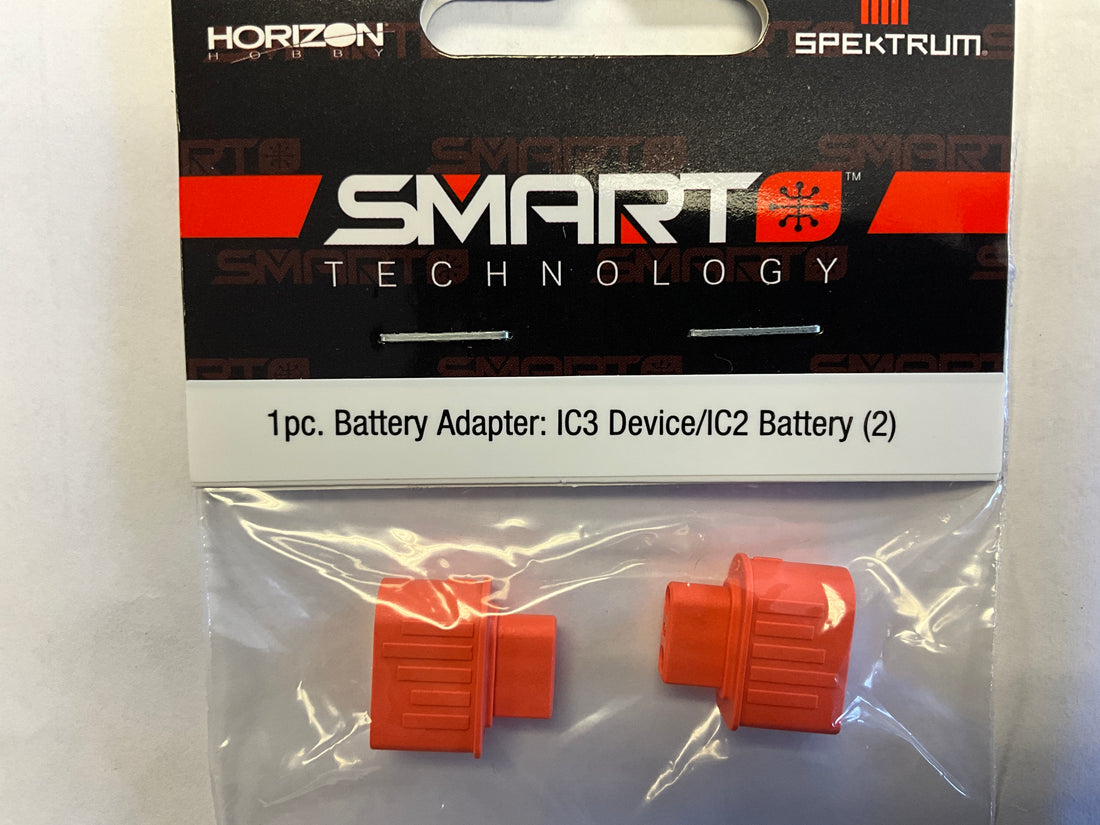 SPEKTRUM One-Piece Battery Adapter: IC3 Device / IC2 Battery (2)