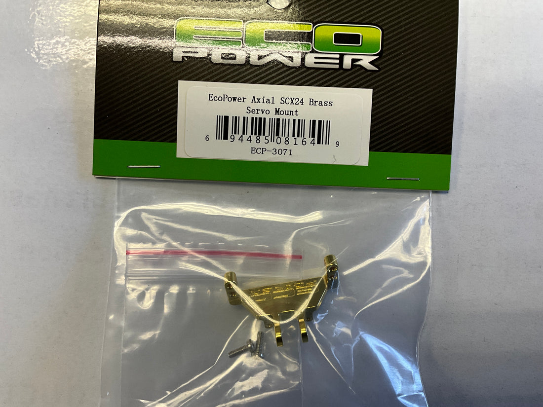 EcoPower Brass Servo Mount (8g) For Axial™ SCX24 (For EcoPower 827 Servo)