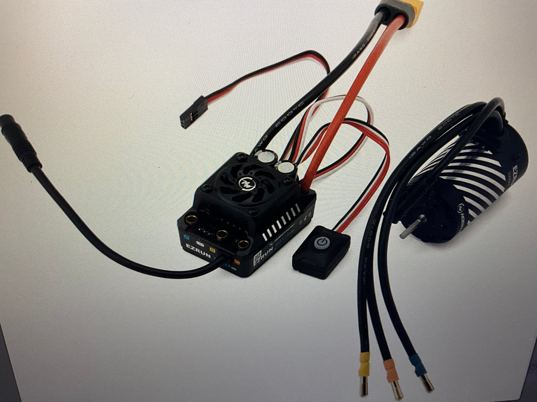 Hobbywing EZRun MAX10 G2S 80A Sensored Brushless Waterproof ESC &amp; 3652SD G3 Motor Combo (3300kV)