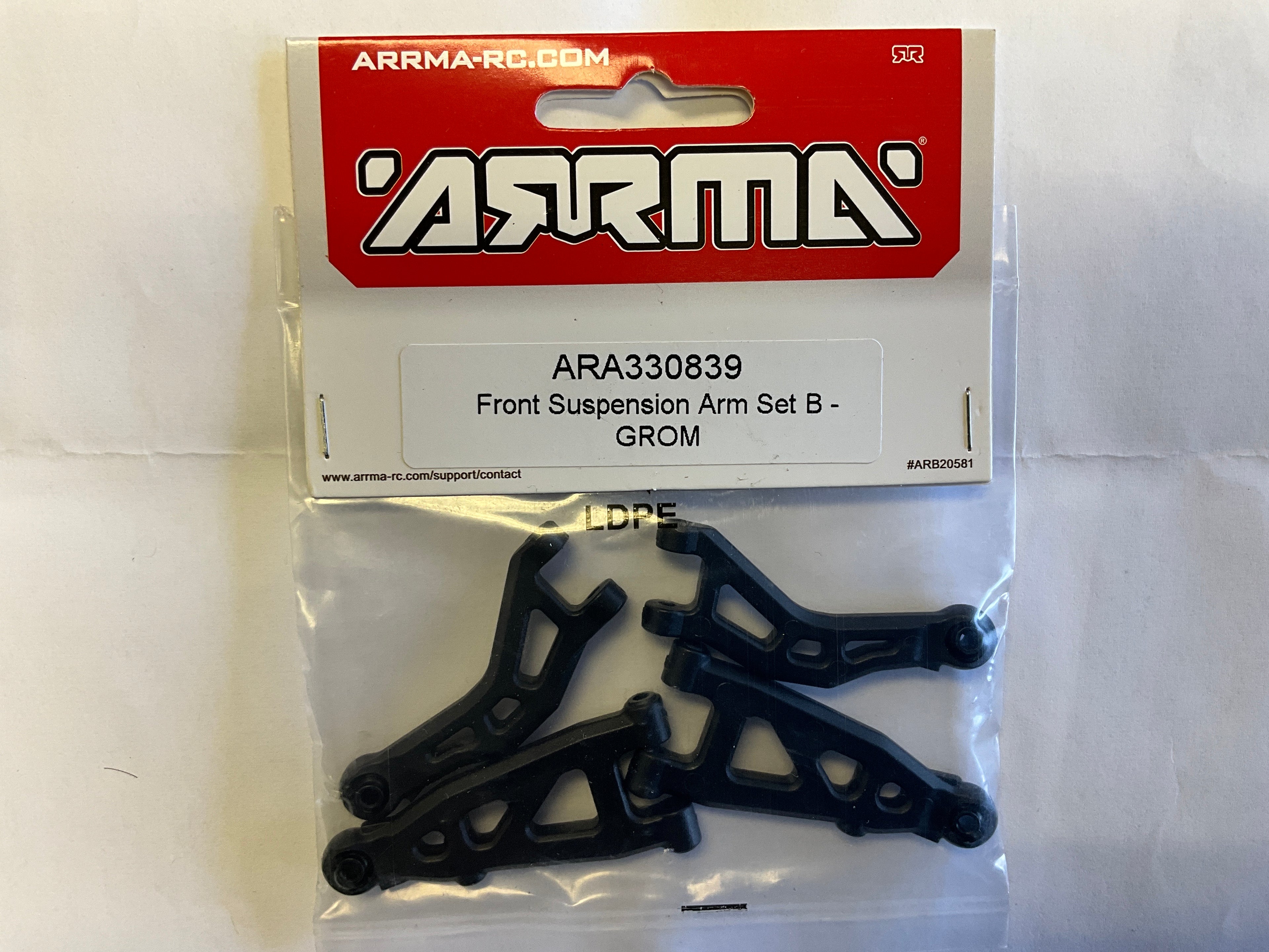 ARRMA Front Suspension Arm Set B: GROM