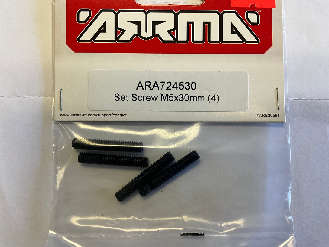 ARRMA Set Screw M5x30mm (4)