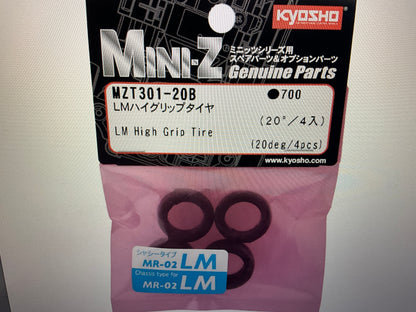 Kyosho Mini-Z LM High Grip Front Tire (4) (20 Shore)