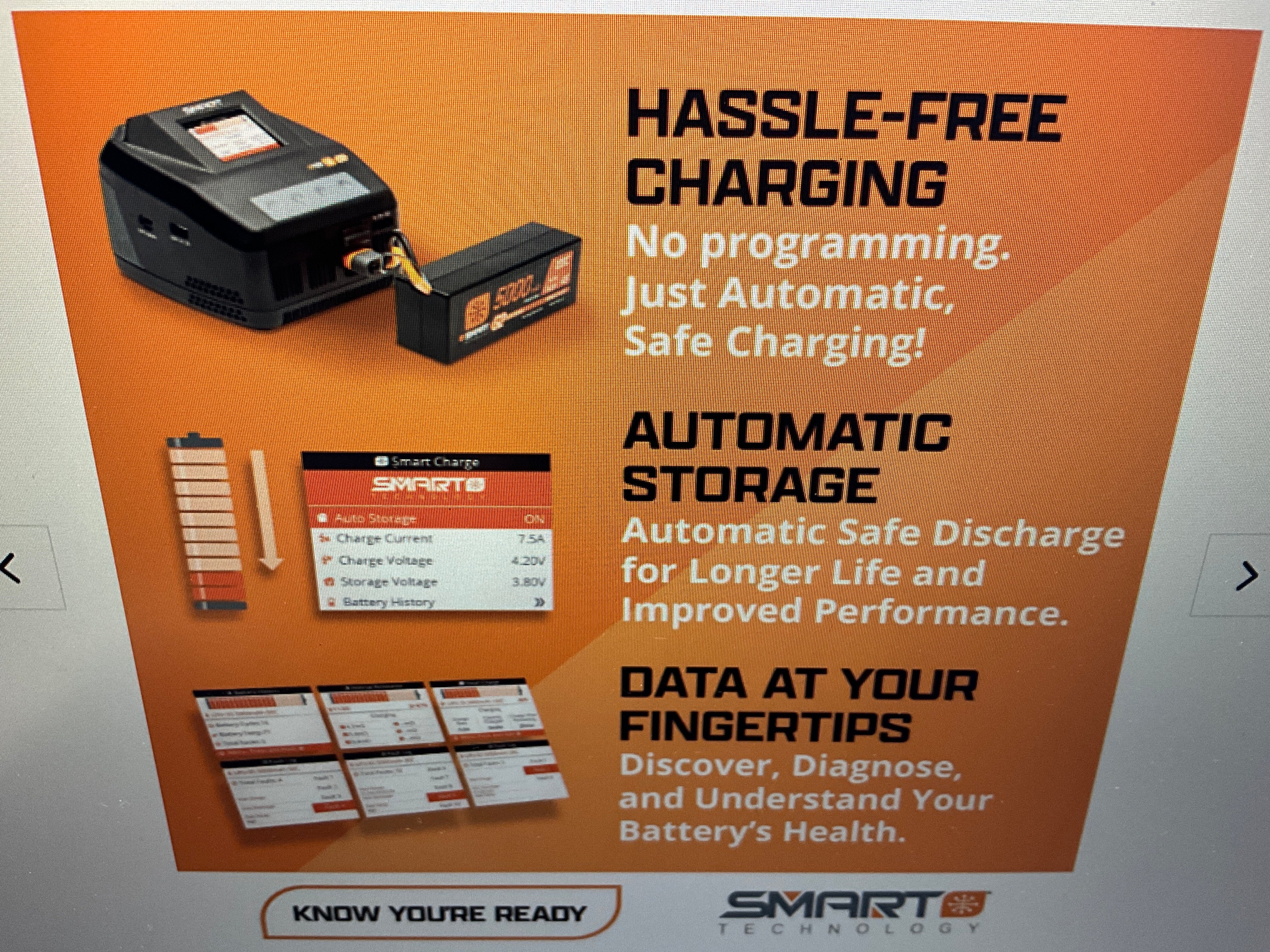 Spektrum Accessories 14.8V 6800mAh 4S 120C Smart G2 Pro Basher LiPo Battery: IC5