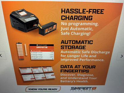 Spektrum Accessories 14.8V 6800mAh 4S 120C Smart G2 Pro Basher LiPo Battery: IC5