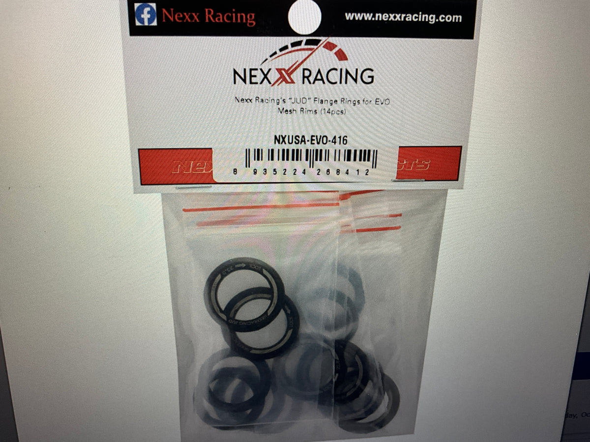 NEXX Racing Mini-Z “JUD” EVO Mesh Rims Threaded Side Walls (14)