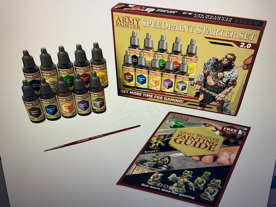 Army Painter Speedpaint Acrylic Model Paint Set (Starter 2.0)