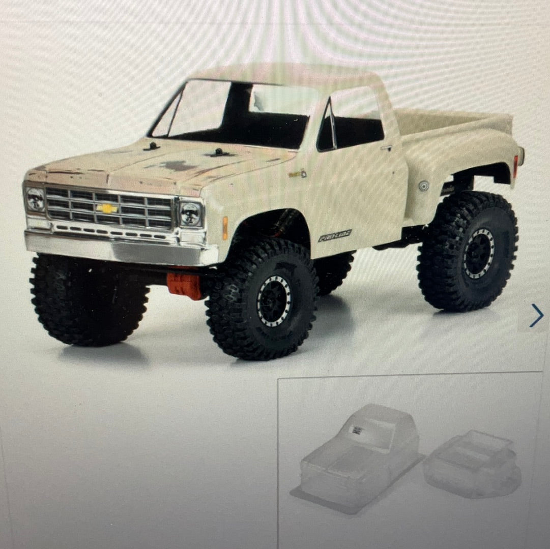 1/10 1978 Chevy K-10 Clear Body 12.3&quot; (313mm) Wheelbase Crawlers
