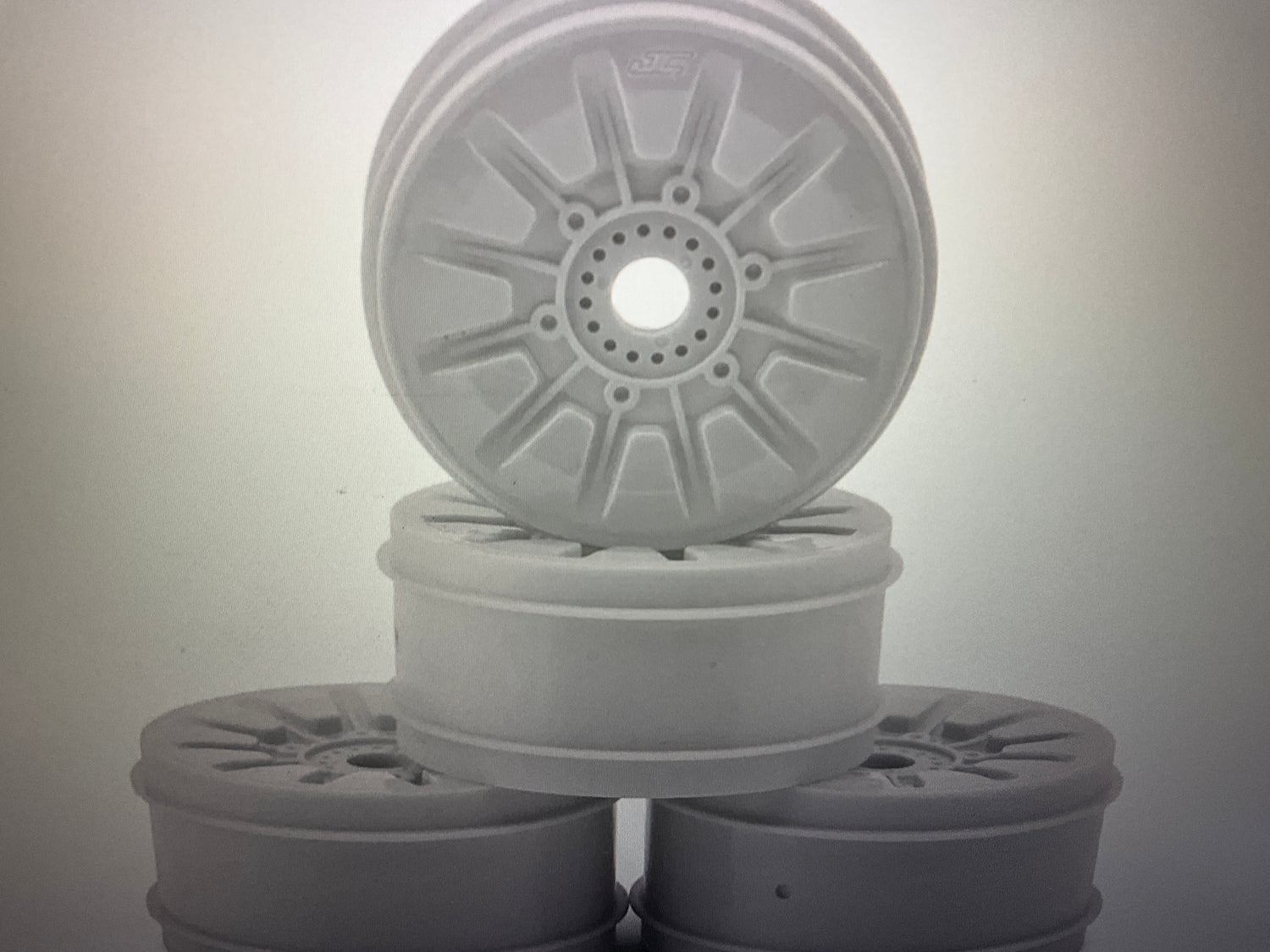 JConcepts Pioneer 83mm 1/8th Buggy Wheels (White) (4)