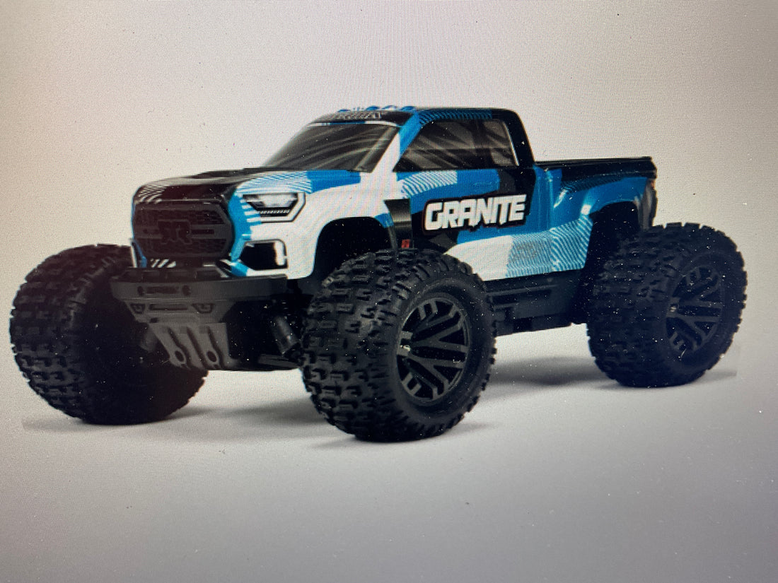 1/10 GRANITE 223S DSC 4X4 RTR Brushless Monster Truck,Blue