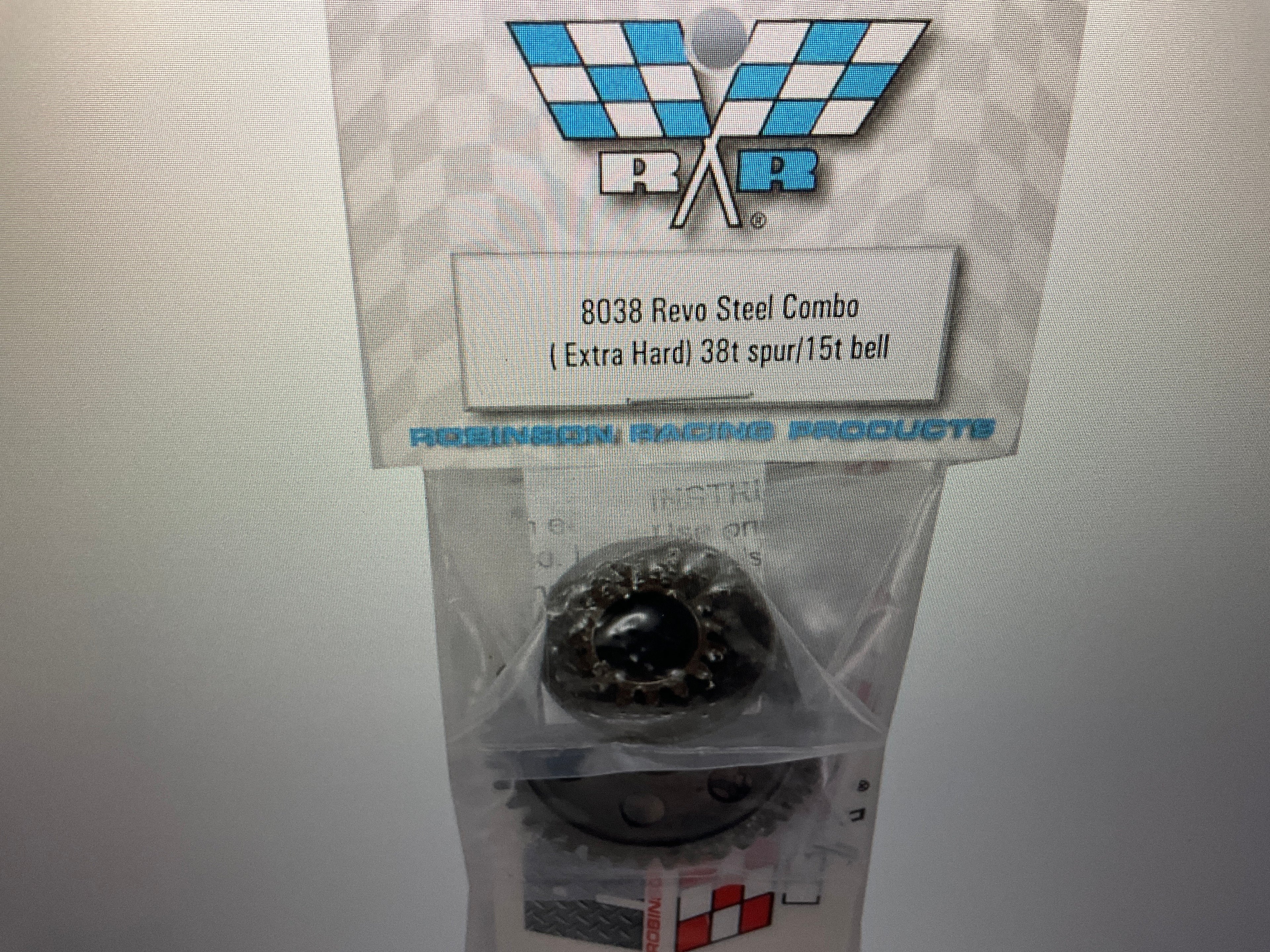 Robinson Racing Extra-Hard Clutch Bell &amp; Spur Gear for Traxxas Revo (15T/38T)